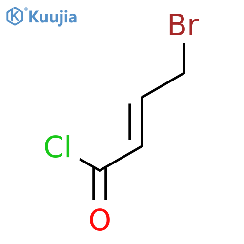 (2E)-4-bromobut-2-enoyl chloride structure