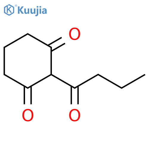 2-butanoylcyclohexane-1,3-dione structure