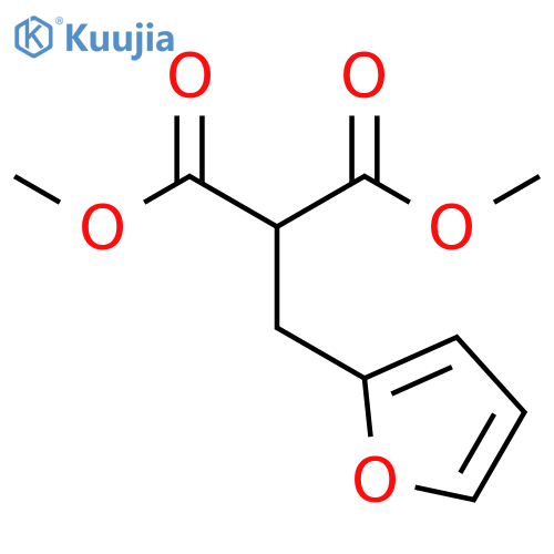 1,3-dimethyl 2-(furan-2-yl)methylpropanedioate structure