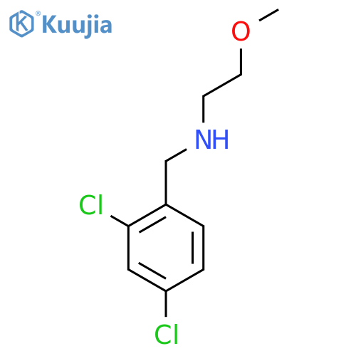 (2,4-dichlorophenyl)methyl(2-methoxyethyl)amine structure