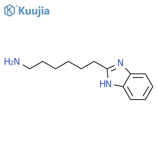 6-(1H-1,3-benzodiazol-2-yl)hexan-1-amine structure