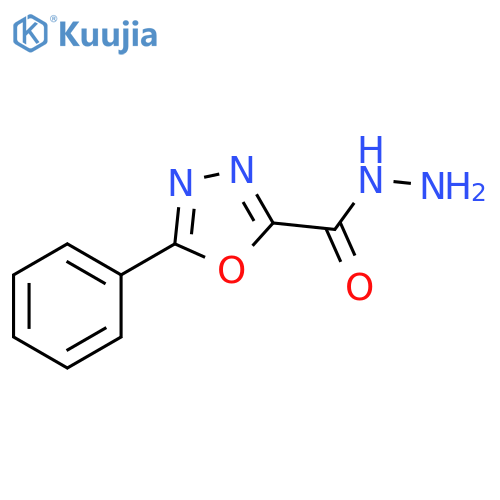 5-phenyl-1,3,4-oxadiazole-2-carbohydrazide structure