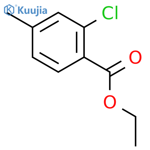 Ethyl 2-chloro-4-methylbenzoate structure
