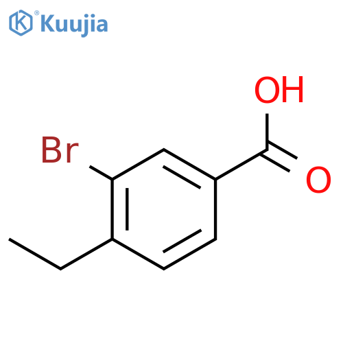 3-Bromo-4-ethylbenzoic acid structure