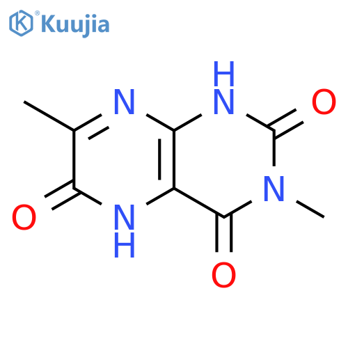 2,4,6(1H,3H,5H)-Pteridinetrione,3,7-dimethyl- (6CI) structure