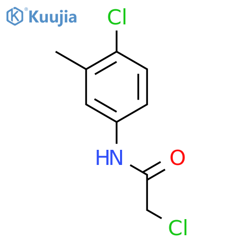 2-Chloro-N-(4-chloro-3-methylphenyl)acetamide structure