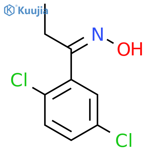 (1E)-1-(2,5-Dichlorophenyl)propan-1-one oxime structure