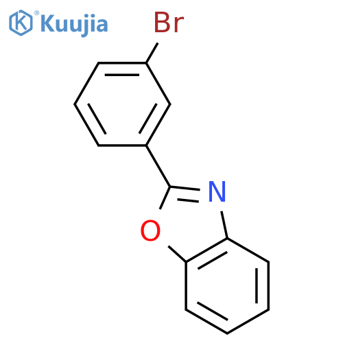 2-(3-Bromophenyl)-1,3-benzoxazole structure