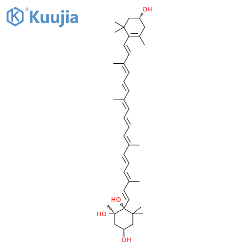 (1R,2R,4S)-1-[(1E,3E,5E,7E,9E,11E,13E,15E,17E)-18-[(4R)-4-Hydroxy-2,6,6-trimethylcyclohexen-1-yl]-3,7,12,16-tetramethyloctadeca-1,3,5,7,9,11,13,15,17-nonaenyl]-2,6,6-trimethylcyclohexane-1,2,4-triol structure