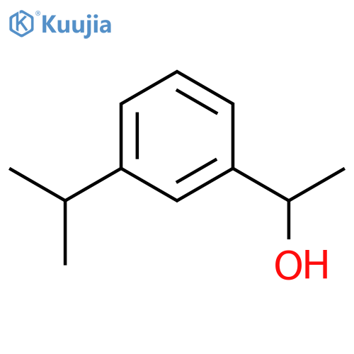 Benzenemethanol, alpha-methyl-3-(1-methylethyl)- (9CI) structure