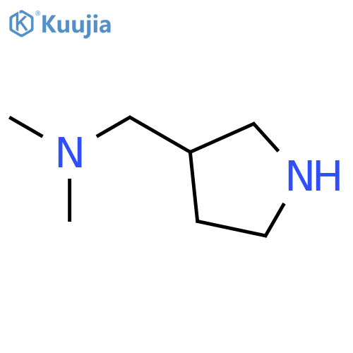 dimethyl[(pyrrolidin-3-yl)methyl]amine structure