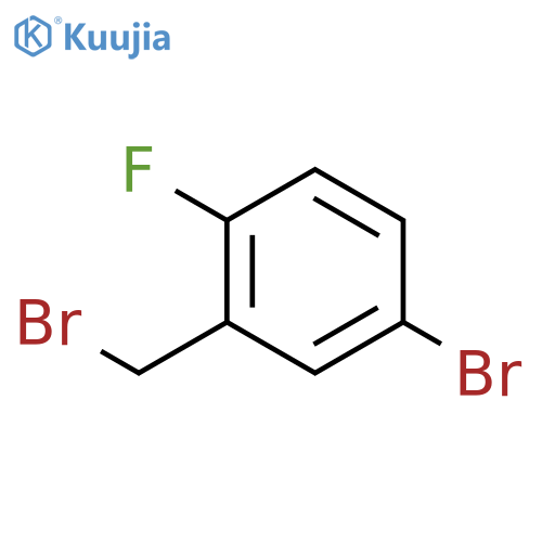 4-Bromo-2-(bromomethyl)-1-fluorobenzene structure