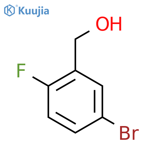 5-Bromo-2-fluorobenzyl alcohol structure