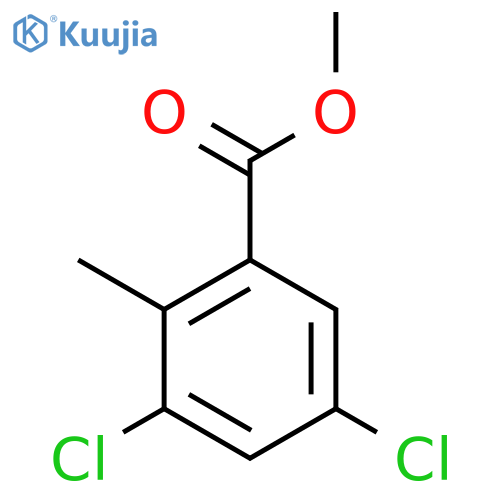 Methyl 3,5-dichloro-2-methylbenzoate structure