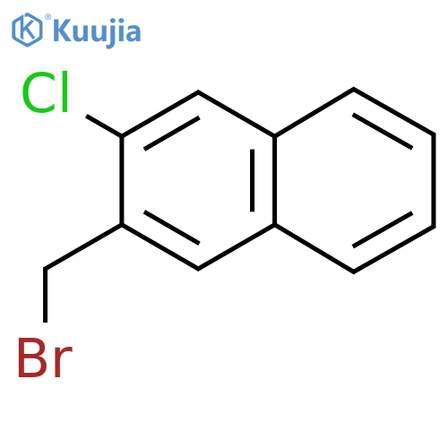 2-Bromomethyl-3-chloro-naphthalene structure