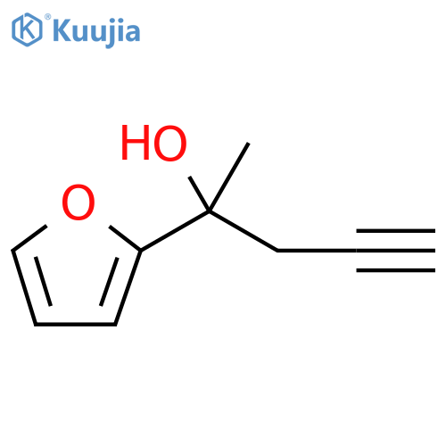 2-Furanmethanol, a-methyl-a-2-propynyl- structure