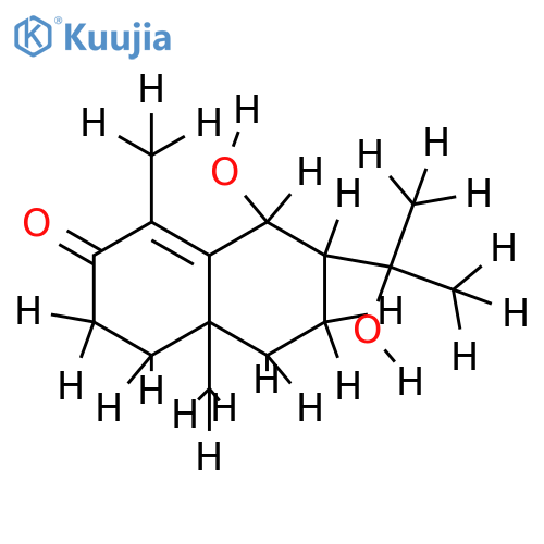 6alpha-6,11-Dihydroxy-4-eudenmen-3-one structure