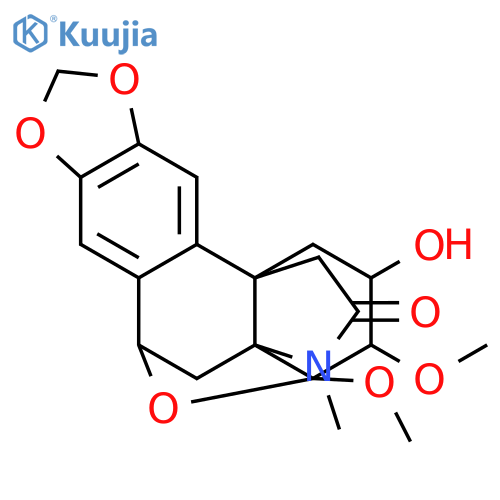 (2S,3S,6S)-2-hydroxy-3,4-dimethoxy-14-methyl-1,2,3,4,5,6-hexahydro-4a,11b-(epiminoethano)-4,6-epoxyphenanthro[2,3-d][1,3]dioxol-13-one structure