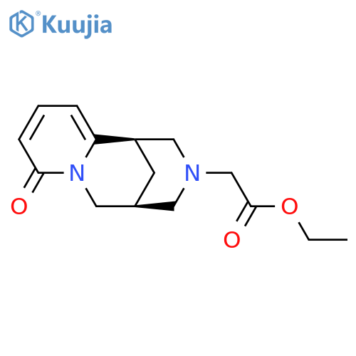 1,5-Methano-2H-pyrido[1,2-a][1,5]diazocine-3(4H)-acetic acid, 1,5,6,8-tetrahydro-8-oxo-, ethyl ester, (1R)- structure