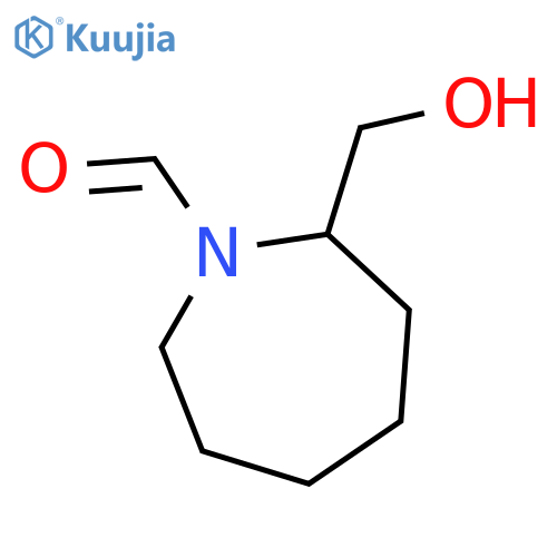 1H-Azepine-1-carboxaldehyde, hexahydro-2-(hydroxymethyl)- (6CI) structure